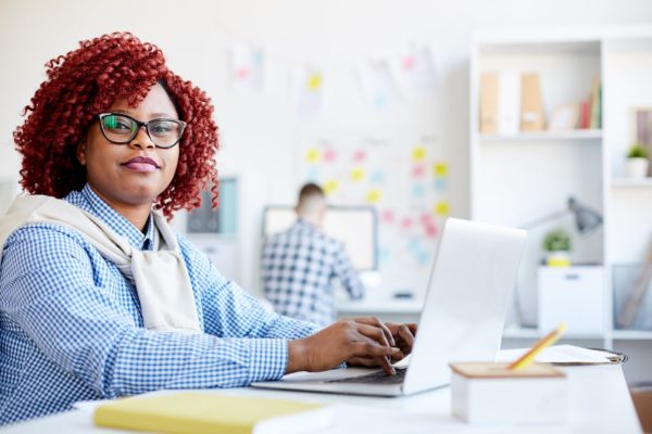 African American manager at work - PnP Office Furniture